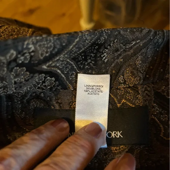 Paisley Brown Women's Jacket by Jones New York - Picture 7 of 7